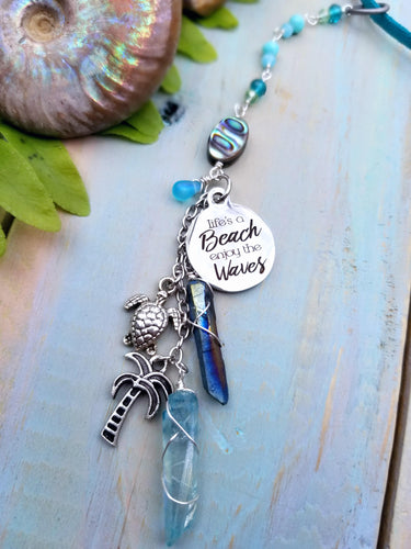 Life's a Beach Car Charm