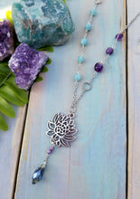 Silver Lotus Necklace