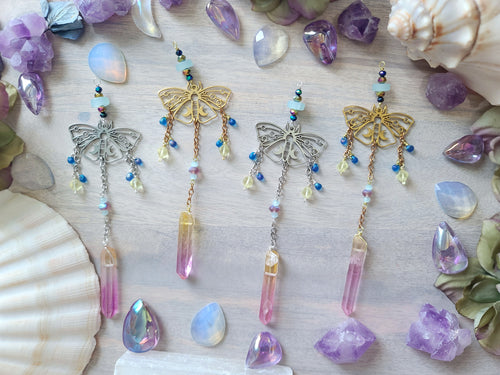 Lunar Moth Car Charm