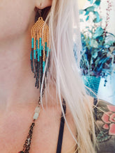 Sea Witch Beaded Fringe Earrings