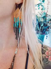 Nixie - Beaded Fringe Earrings