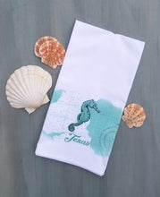 Texas Seahorse Towel
