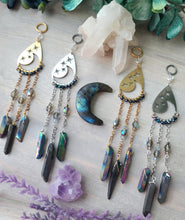 Starry Nights Crescent Moon Car Charm