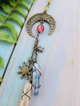 Sun Moon and Stars Car Charm