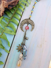 Sun Moon and Stars Car Charm