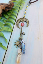 Sun Moon and Stars Car Charm