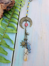 Sun Moon and Stars Car Charm