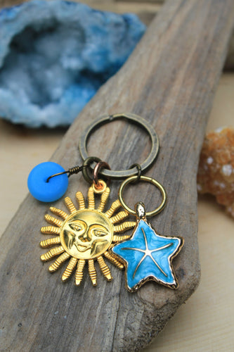 Beach is My Happy Place Keychain