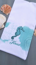 Texas Seahorse Towel