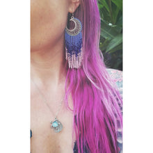 Moon Child Beaded Fringe Earrings - Fairy Moon Collection